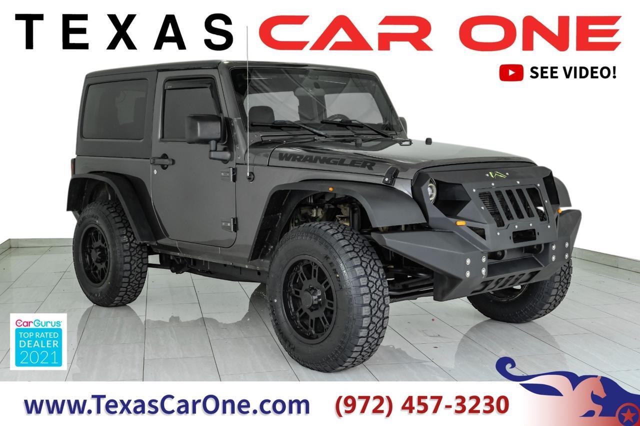 2016 Jeep Wrangler SPORT 4WD AUTOMATIC HARD TOP CONVERTIBLE CRUISE CONTROL TOW HITCH RUNNING BOARDS Carrollton TX