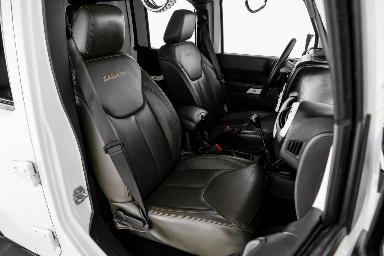 2016 Jeep Wrangler UNLIMITED SAHARA 4WD HARD TOP CONVERTIBLE LEATHER HEATED SEATS T Carrollton TX