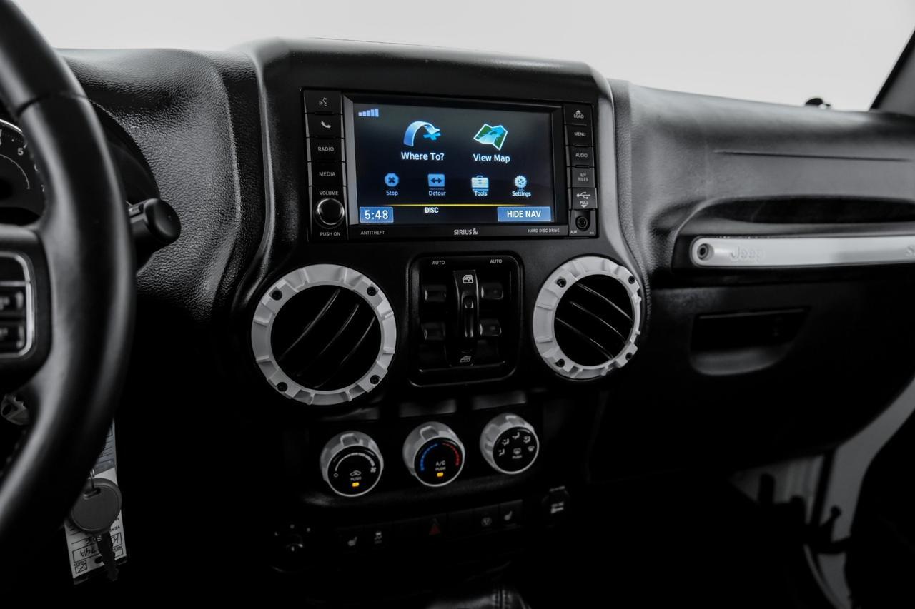 2016 Jeep Wrangler UNLIMITED SAHARA 4WD HARD TOP CONVERTIBLE NAVIGATION LEATHER HEATED SEATS REAR CAMERA Carrollton TX