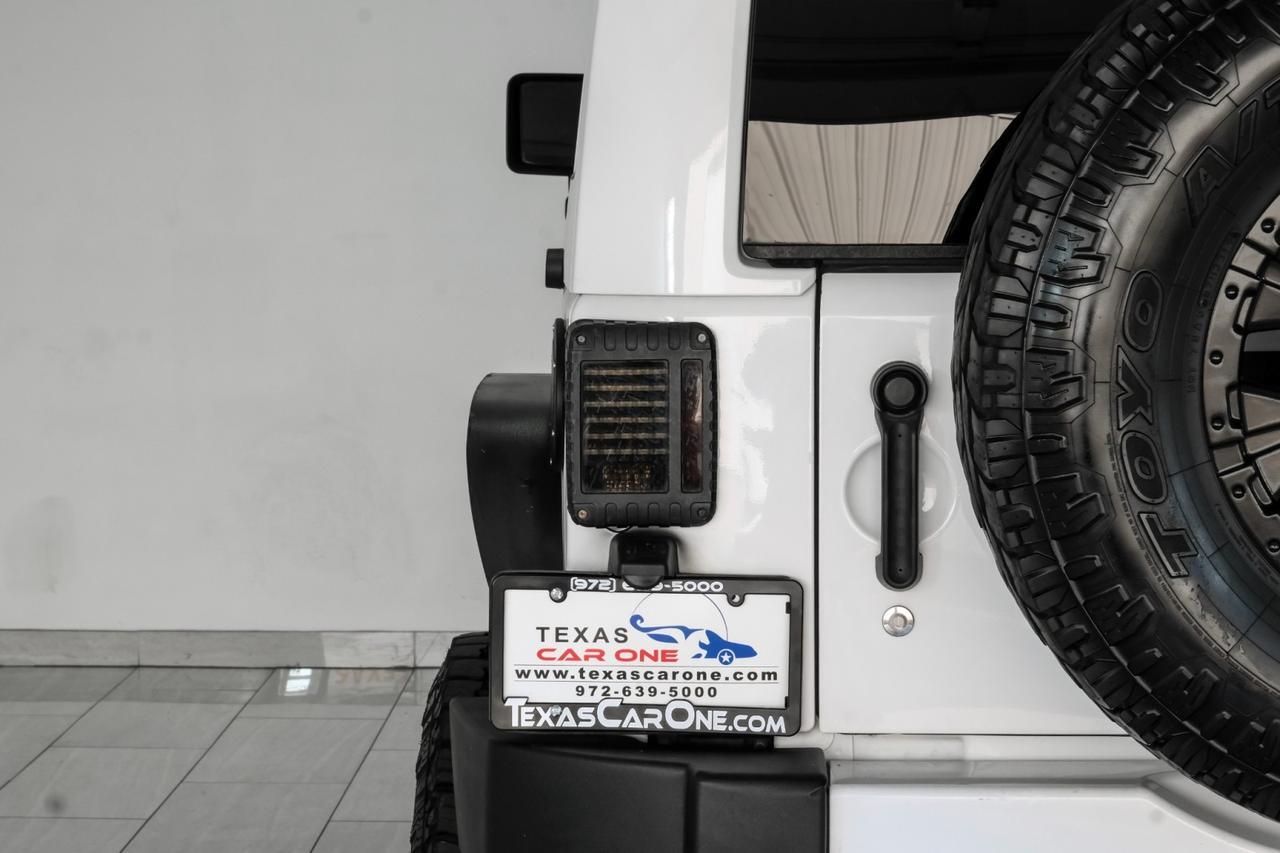 2016 Jeep Wrangler UNLIMITED SAHARA 4WD HARD TOP CONVERTIBLE NAVIGATION LEATHER HEATED SEATS REAR CAMERA Carrollton TX