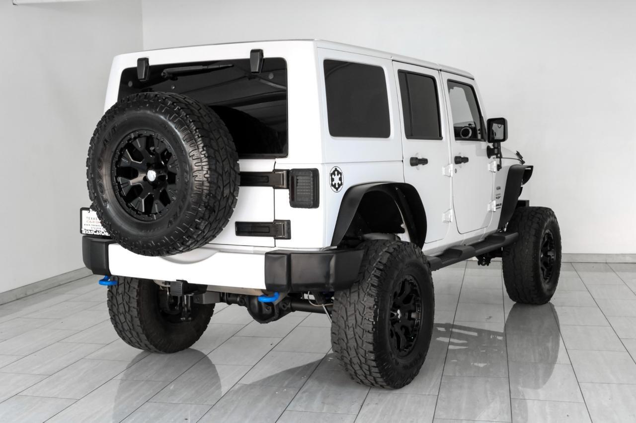 2016 Jeep Wrangler UNLIMITED SAHARA 4WD HARD TOP CONVERTIBLE NAVIGATION LEATHER HEATED SEATS REAR CAMERA Carrollton TX