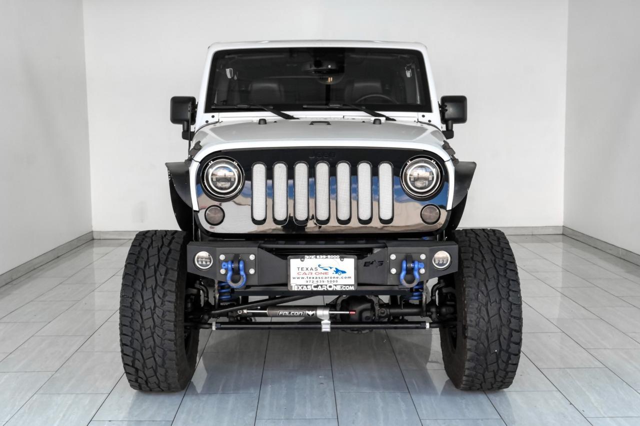 2016 Jeep Wrangler UNLIMITED SAHARA 4WD HARD TOP CONVERTIBLE NAVIGATION LEATHER HEATED SEATS REAR CAMERA Carrollton TX