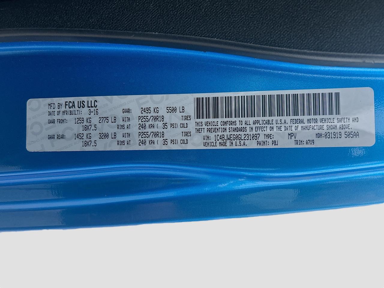 2016 Jeep Wrangler Unlimited 4WD 4dr Sahara Venice FL