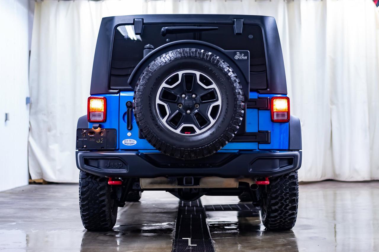 2016 Jeep Wrangler Unlimited 4x4 Rubicon Leather Nav Winch Red Deer AB