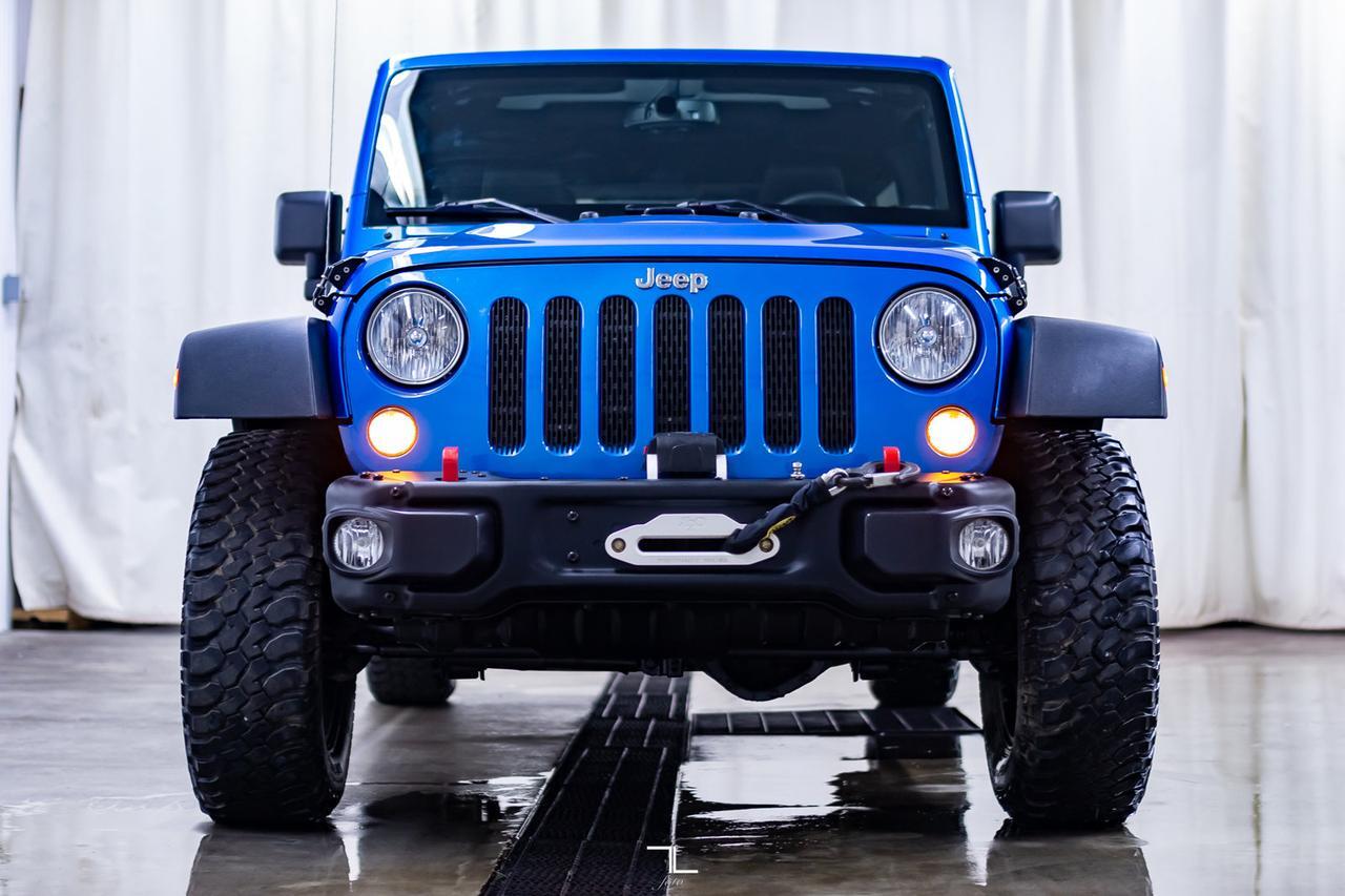 2016 Jeep Wrangler Unlimited 4x4 Rubicon Leather Nav Winch Red Deer AB