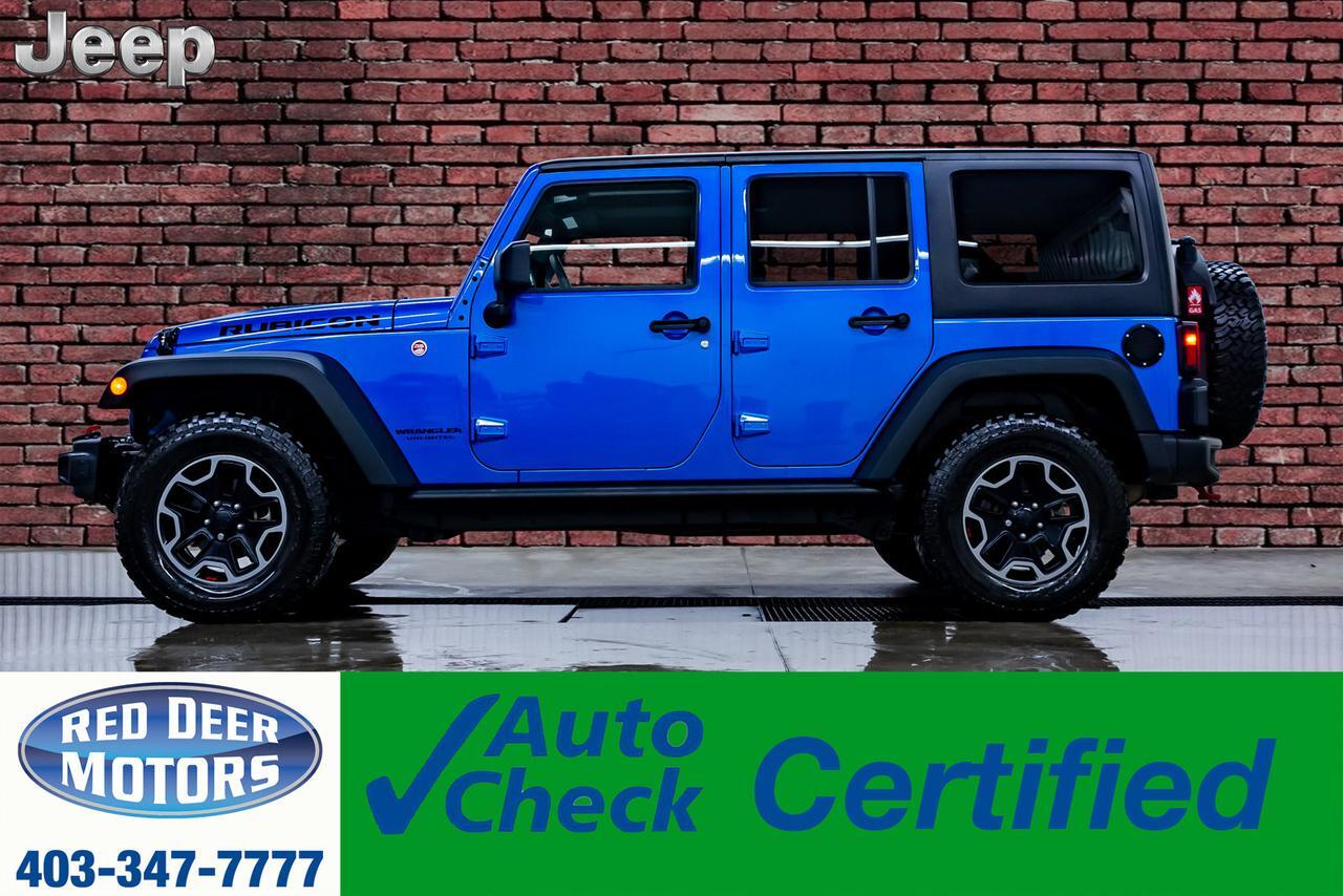 2016 Jeep Wrangler Unlimited 4x4 Rubicon Leather Nav Winch