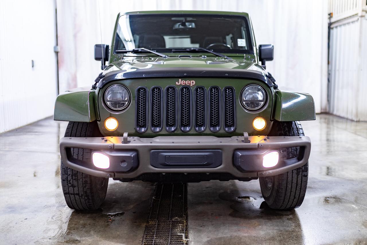 2016 Jeep Wrangler Unlimited 4x4 Sahara 75th Anniversary Edition Leather Nav Red Deer AB