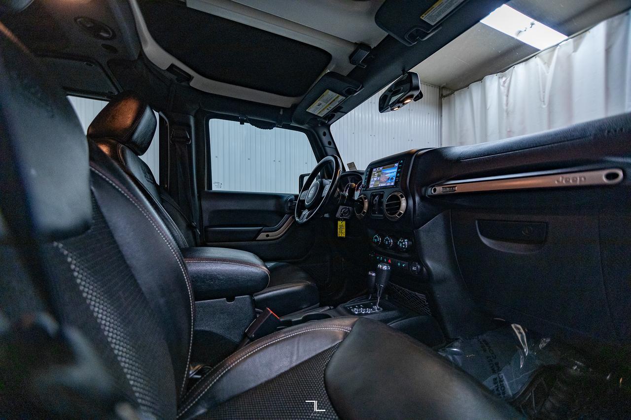 2016 Jeep Wrangler Unlimited 4x4 Sahara 75th Anniversary Edition Leather Nav Red Deer AB