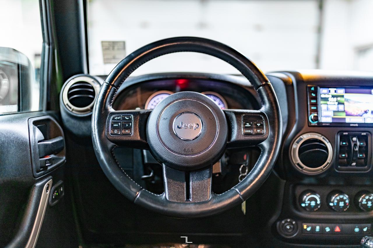 2016 Jeep Wrangler Unlimited 4x4 Sahara 75th Anniversary Edition Leather Nav Red Deer AB