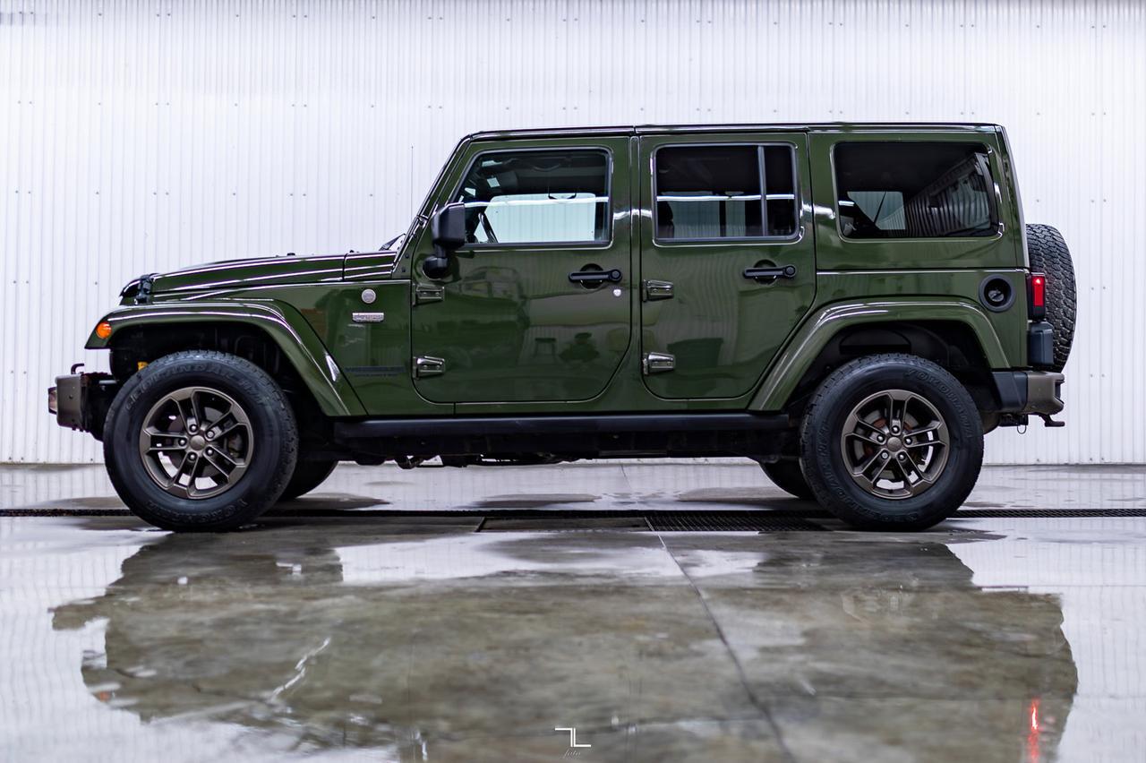 2016 Jeep Wrangler Unlimited 4x4 Sahara 75th Anniversary Edition Leather Nav Red Deer AB