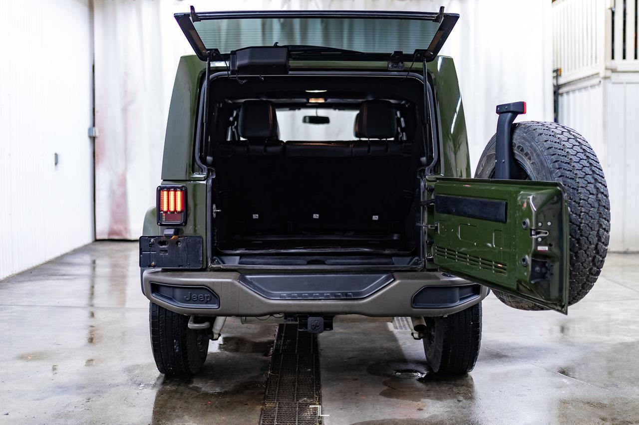 2016 Jeep Wrangler Unlimited 4x4 Sahara 75th Anniversary Edition Leather Nav Red Deer AB