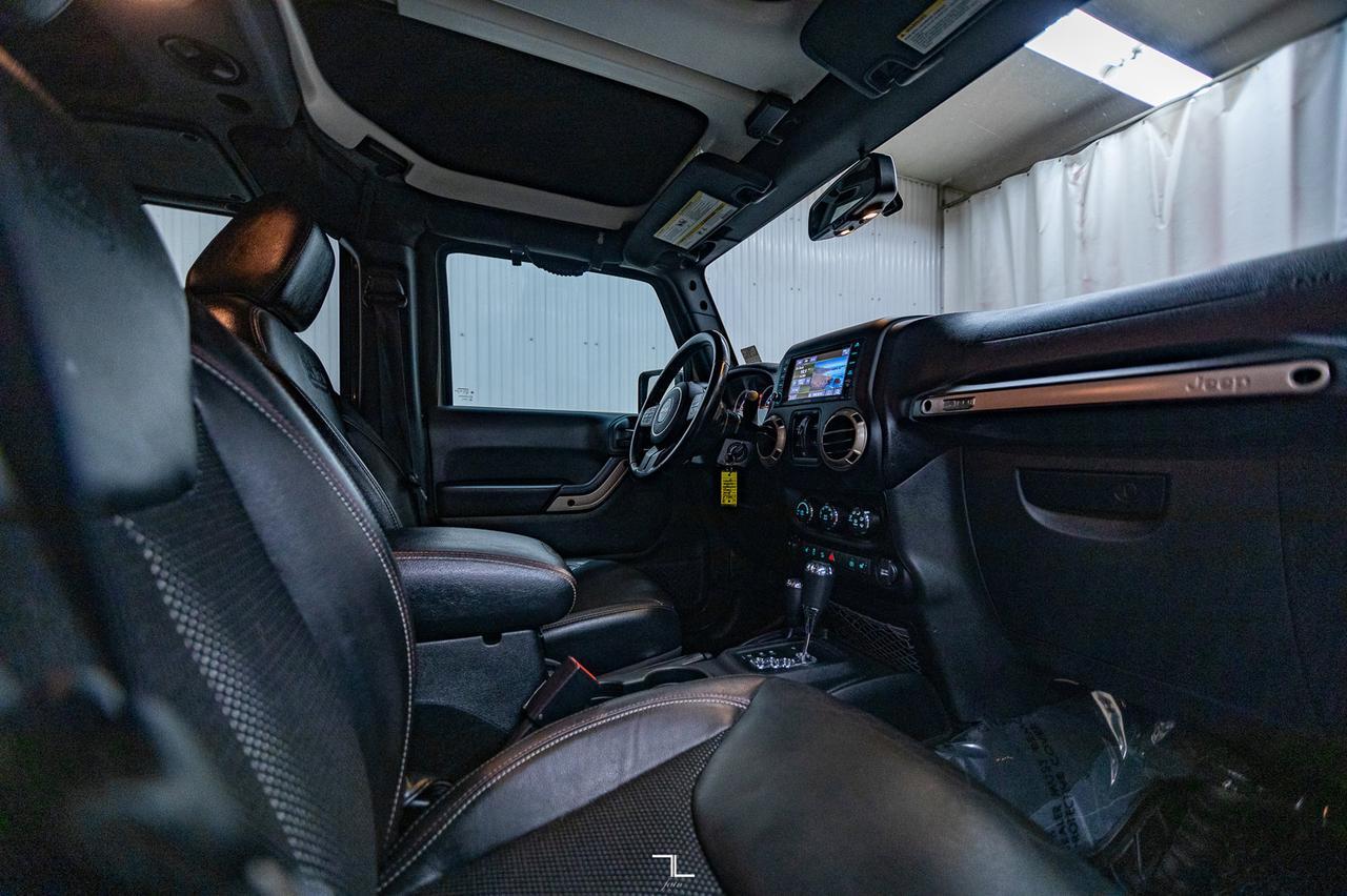 2016 Jeep Wrangler Unlimited 4x4 Sahara 75th Anniversary Edition Leather Nav Red Deer AB