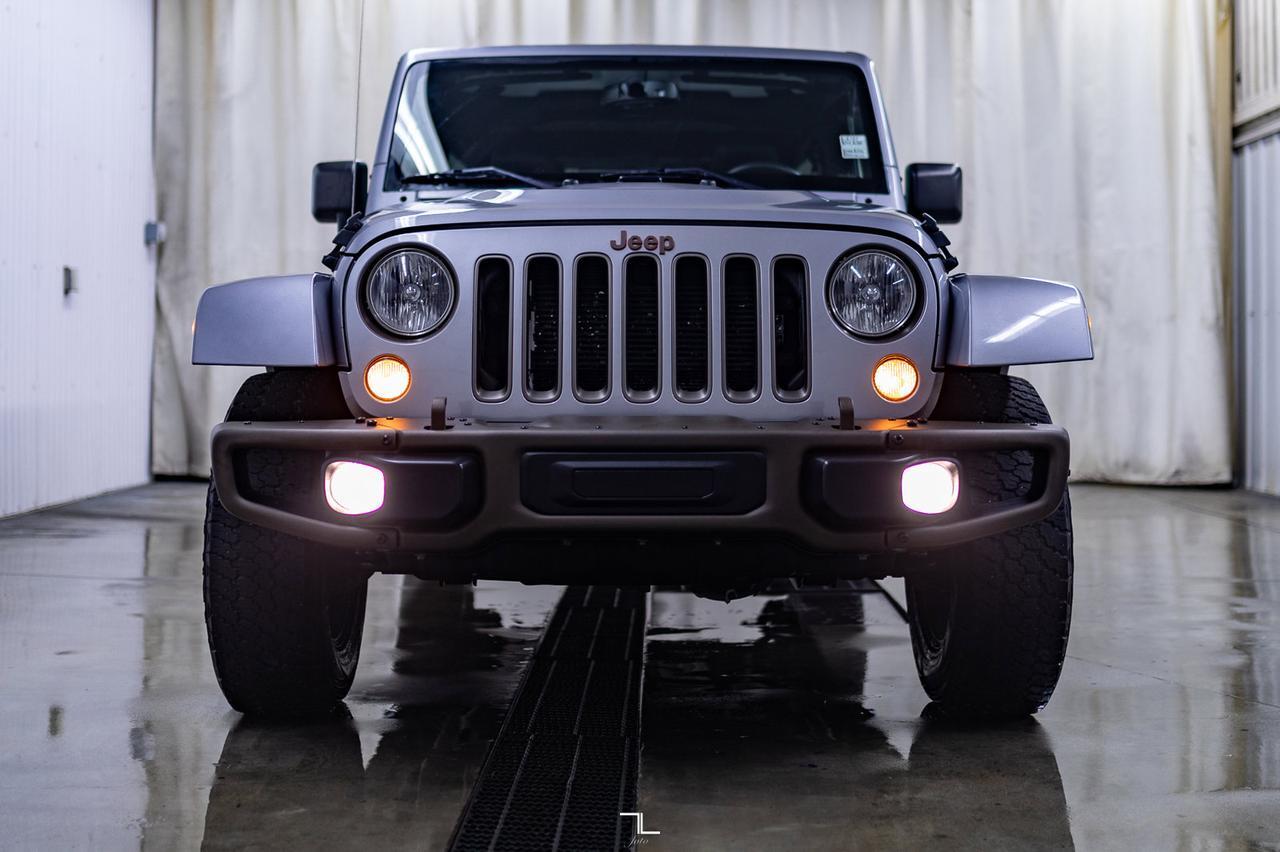 2016 Jeep Wrangler Unlimited 4x4 Sahara 75th Anniversary Leather Nav Red Deer AB