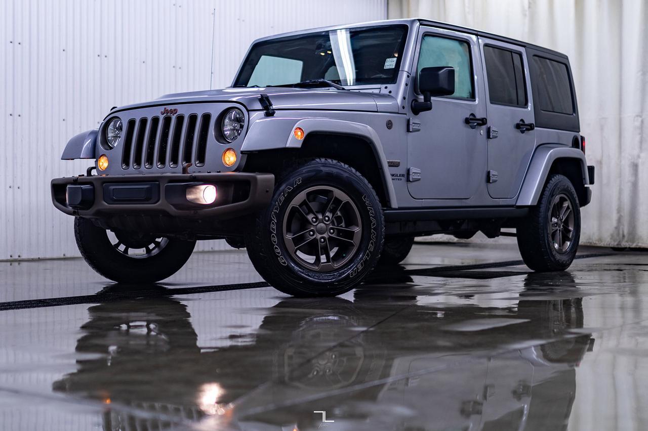 2016 Jeep Wrangler Unlimited 4x4 Sahara 75th Anniversary Leather Nav Red Deer AB