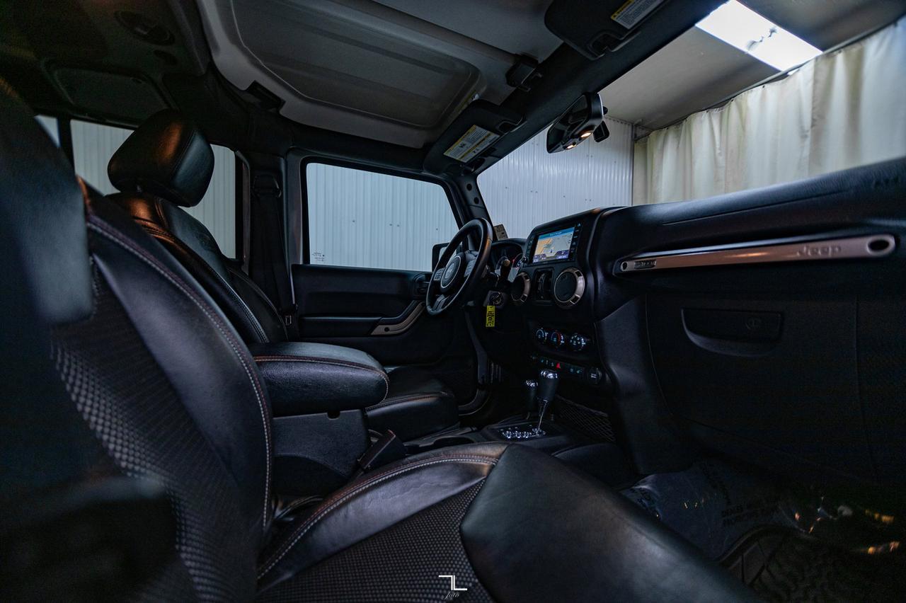 2016 Jeep Wrangler Unlimited 4x4 Sahara 75th Anniversary Leather Nav Red Deer AB