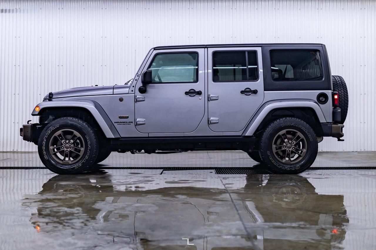 2016 Jeep Wrangler Unlimited 4x4 Sahara 75th Anniversary Leather Nav Red Deer AB