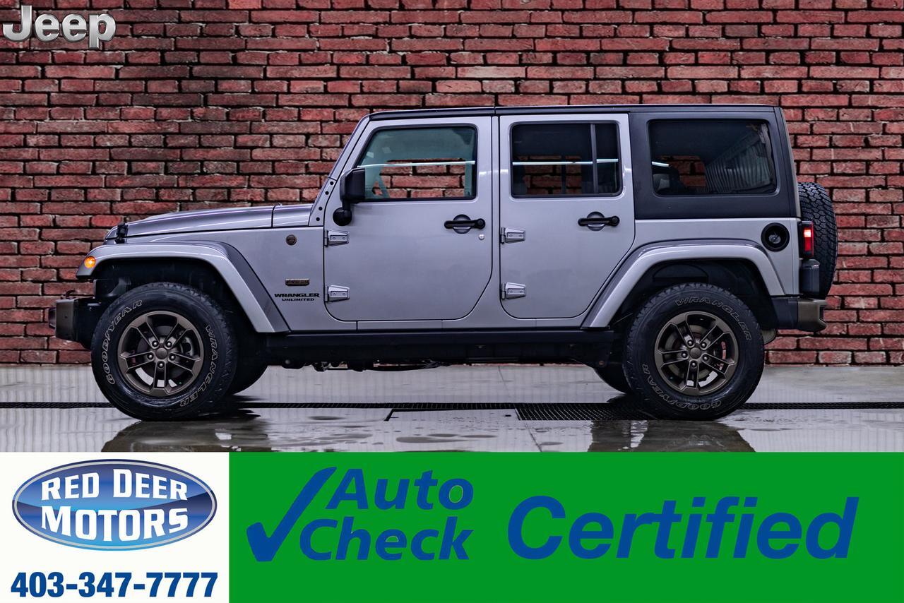 2016 Jeep Wrangler Unlimited 4x4 Sahara 75th Anniversary Leather Nav