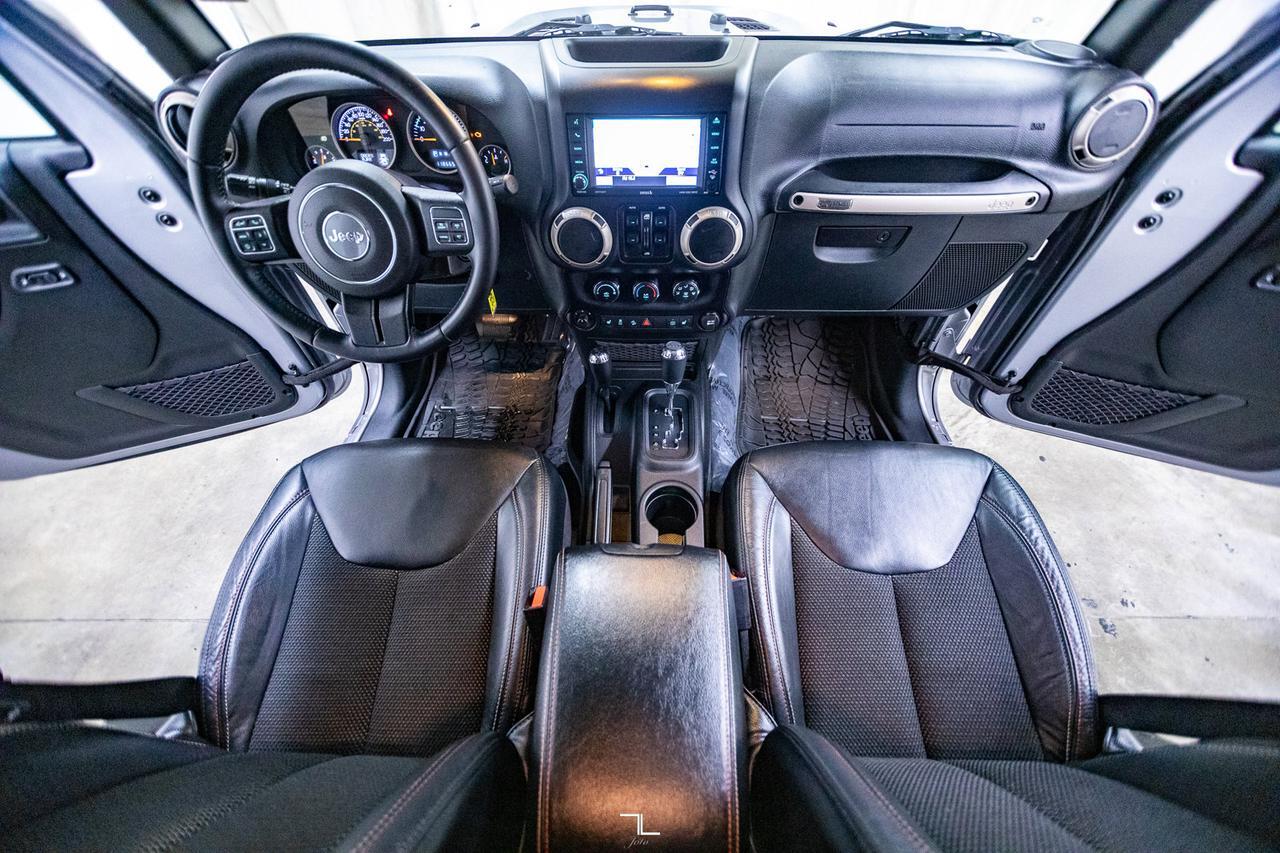 2016 Jeep Wrangler Unlimited 4x4 Sahara 75th Anniversary Leather Nav Red Deer AB
