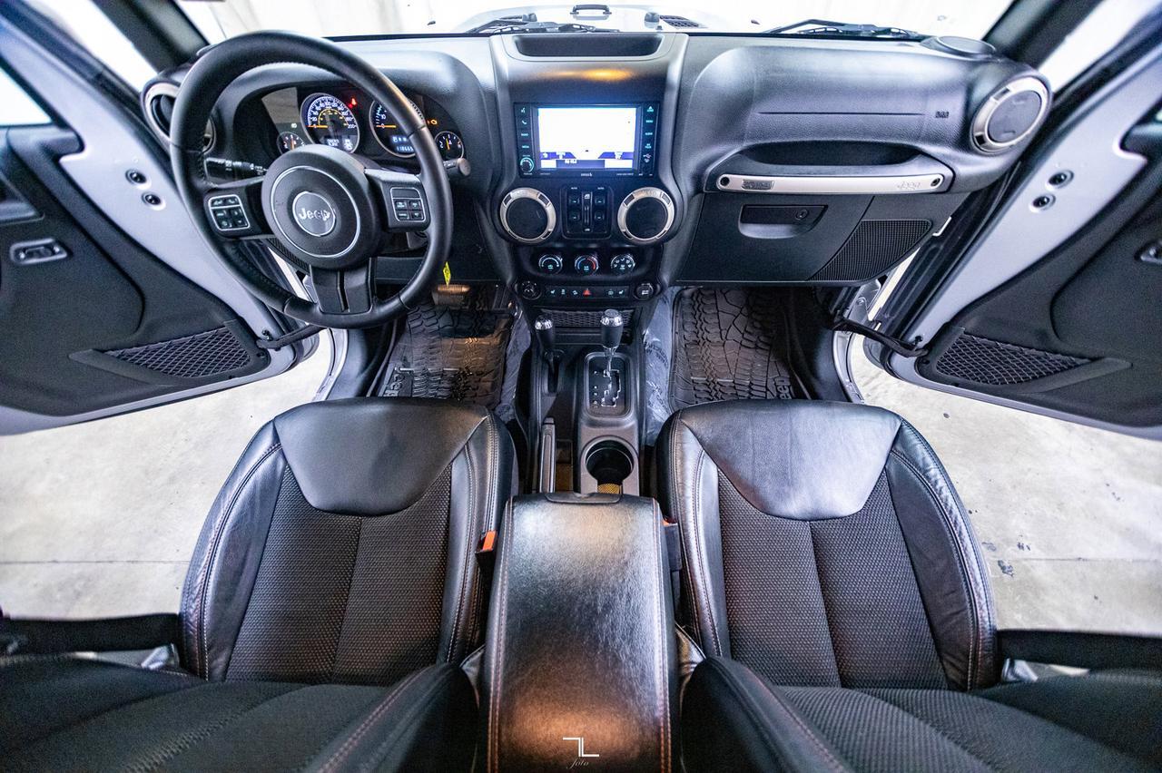 2016 Jeep Wrangler Unlimited 4x4 Sahara 75th Anniversary Leather Nav Red Deer AB