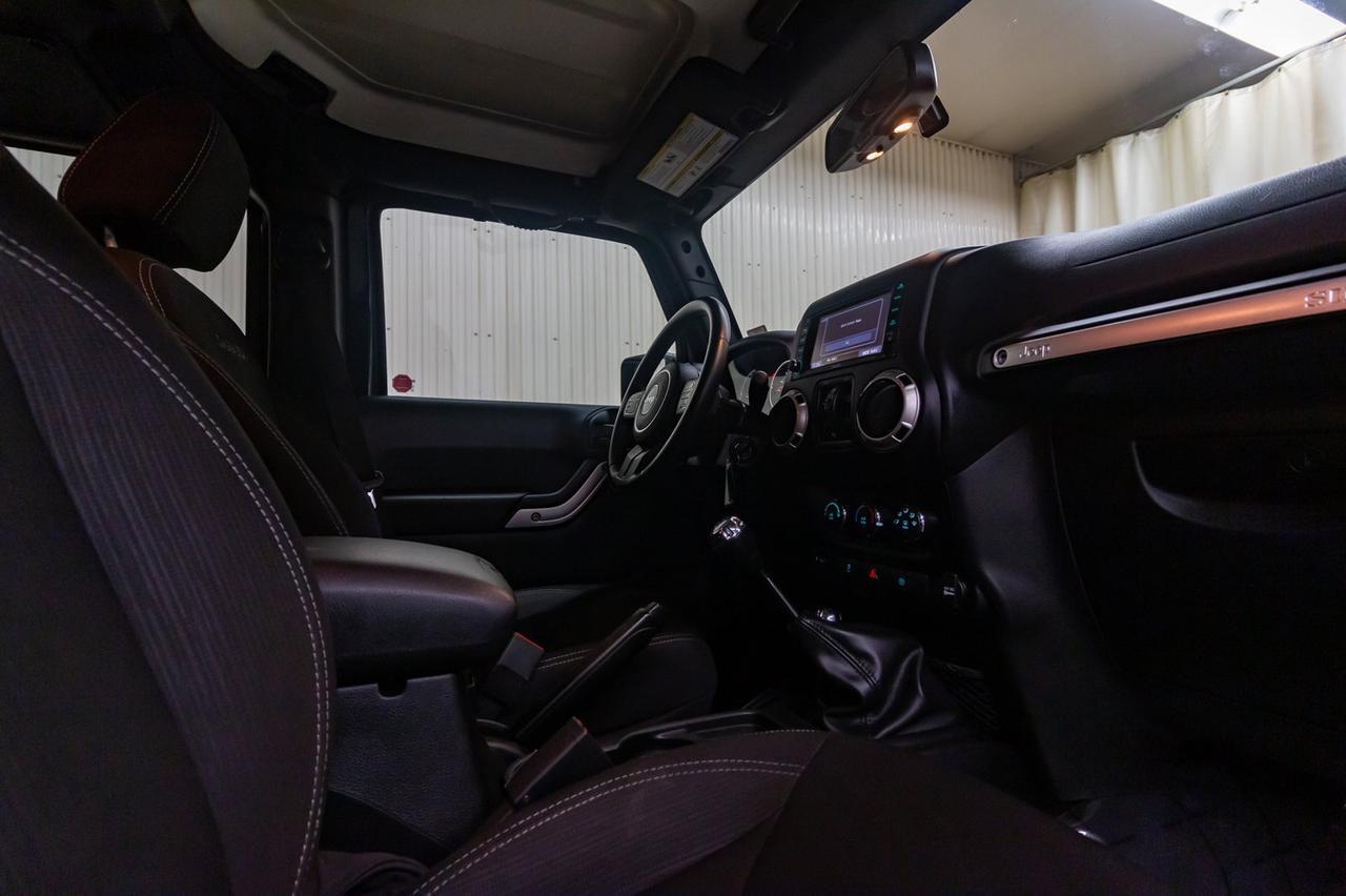 2016 Jeep Wrangler Unlimited 4x4 Sahara Manual Nav Red Deer AB