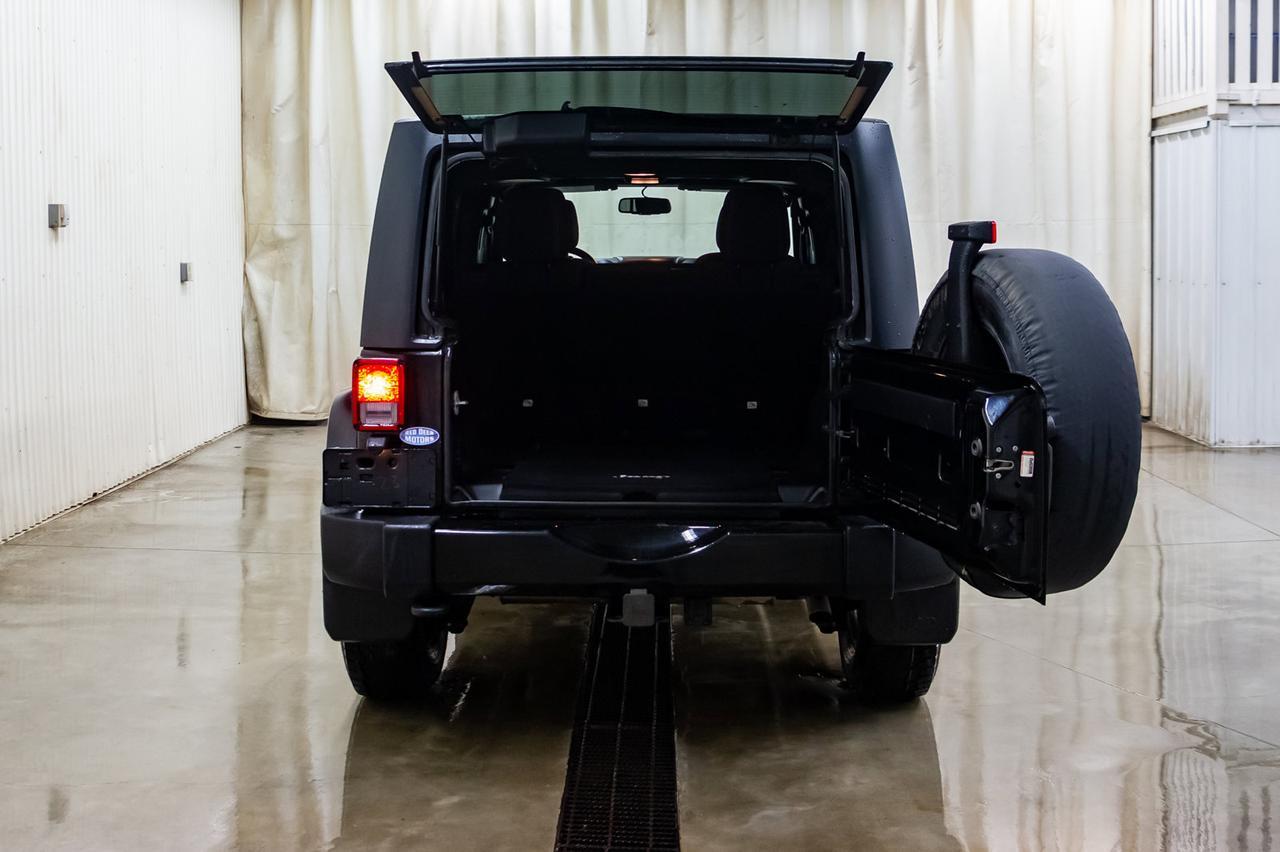 2016 Jeep Wrangler Unlimited 4x4 Sahara Manual Nav Red Deer AB