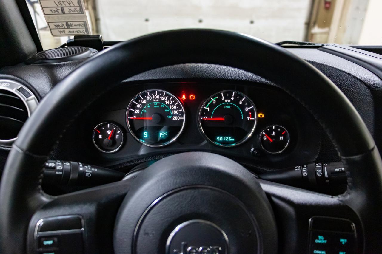 2016 Jeep Wrangler Unlimited 4x4 Sahara Manual Nav Red Deer AB