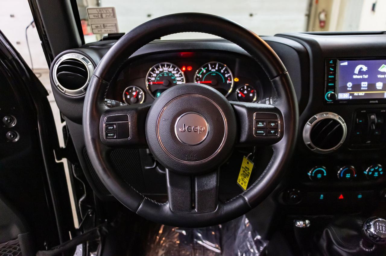 2016 Jeep Wrangler Unlimited 4x4 Sahara Manual Nav Red Deer AB