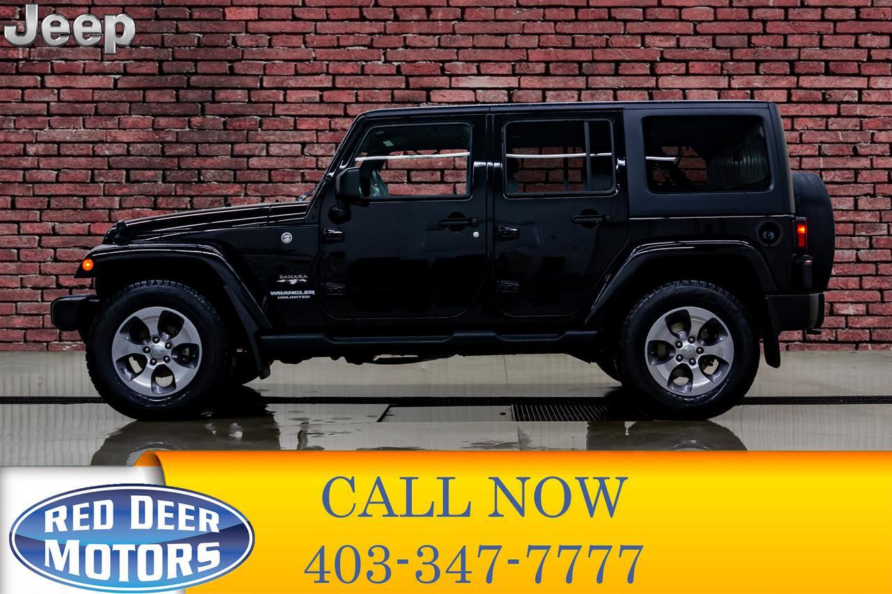 2016 Jeep Wrangler Unlimited 4x4 Sahara Manual Nav