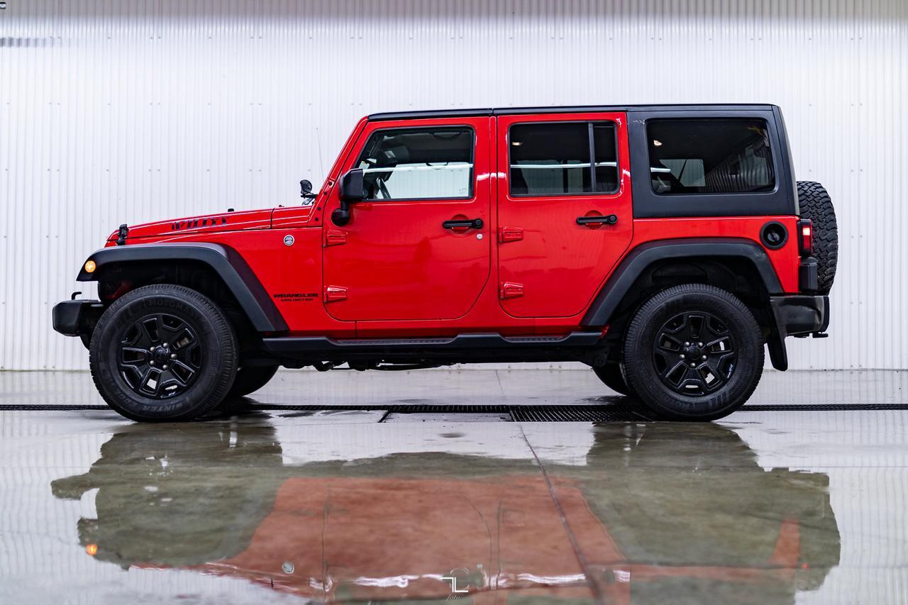 2016 Jeep Wrangler Unlimited 4x4 Willys Red Deer AB