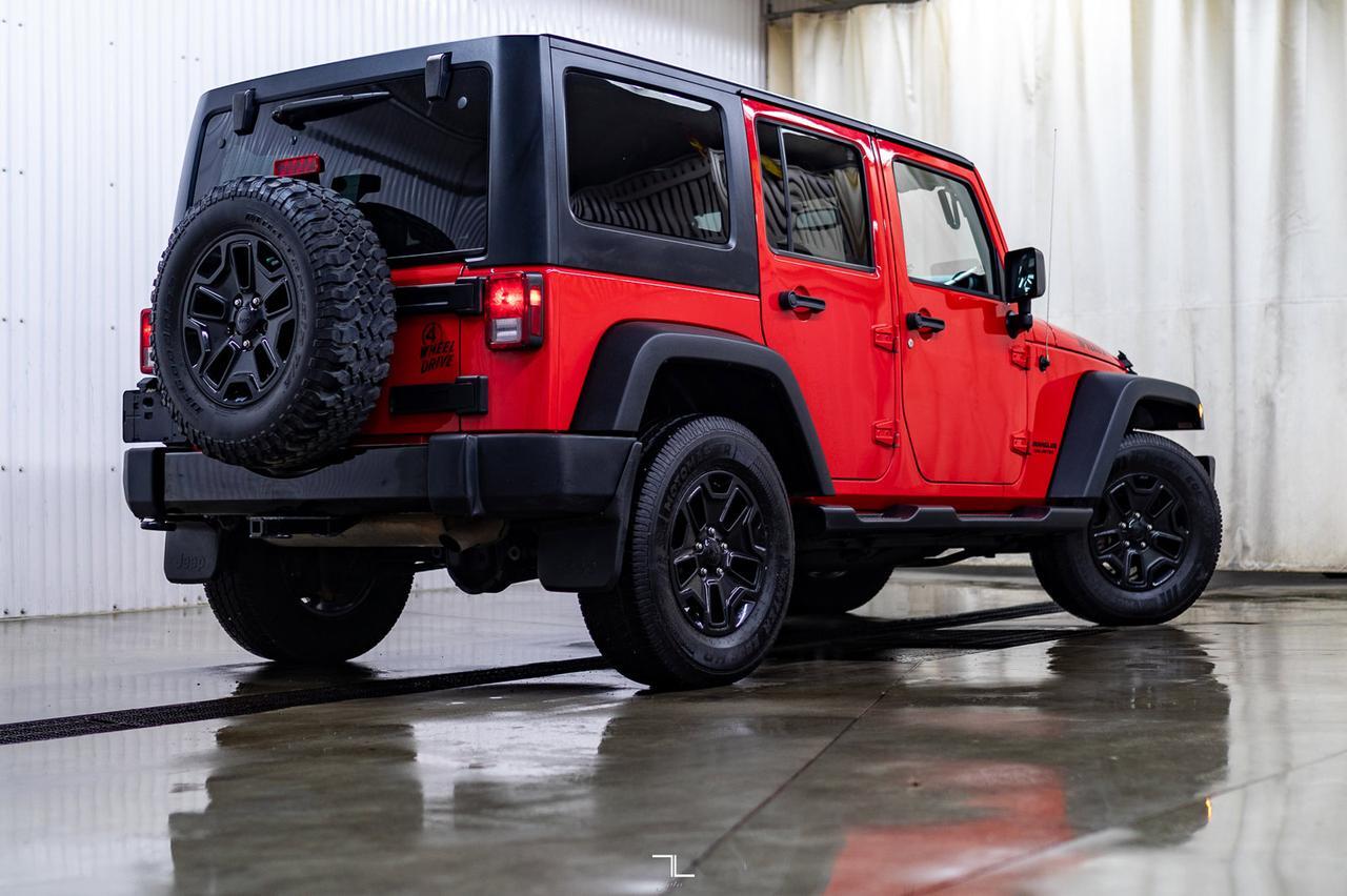 2016 Jeep Wrangler Unlimited 4x4 Willys Red Deer AB