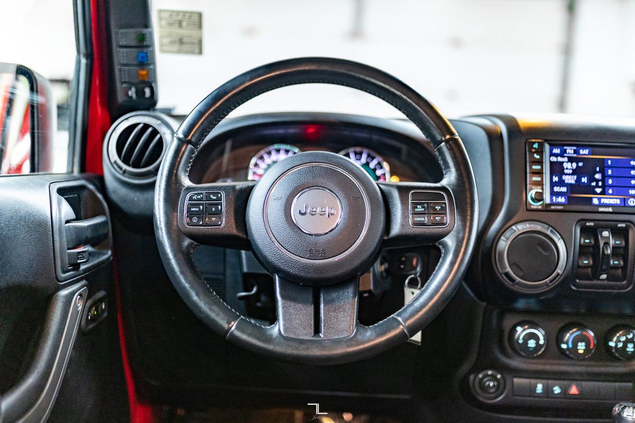 2016 Jeep Wrangler Unlimited 4x4 Willys Red Deer AB