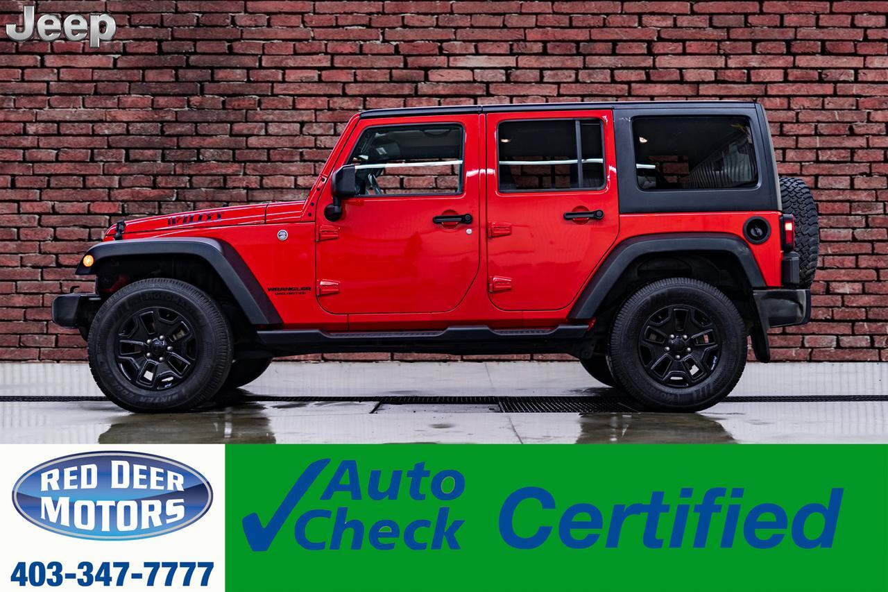 2016 Jeep Wrangler Unlimited 4x4 Willys
