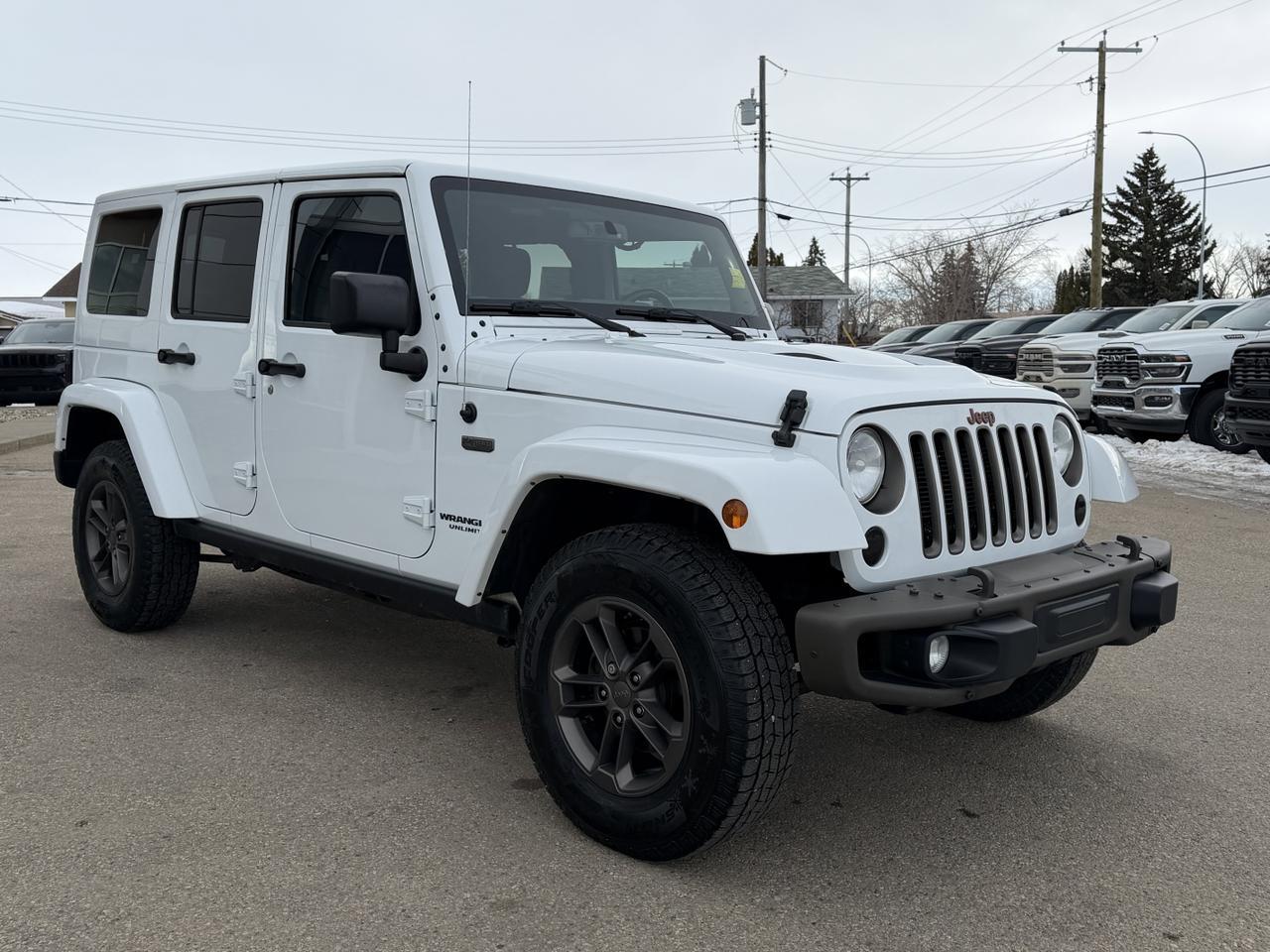 2016 Jeep Wrangler Unlimited 75th Anniversary 4WD V6 | Freedom Hardtop | Remote Start | Heated Seats | Alpine Audio | Towing Redwater AB