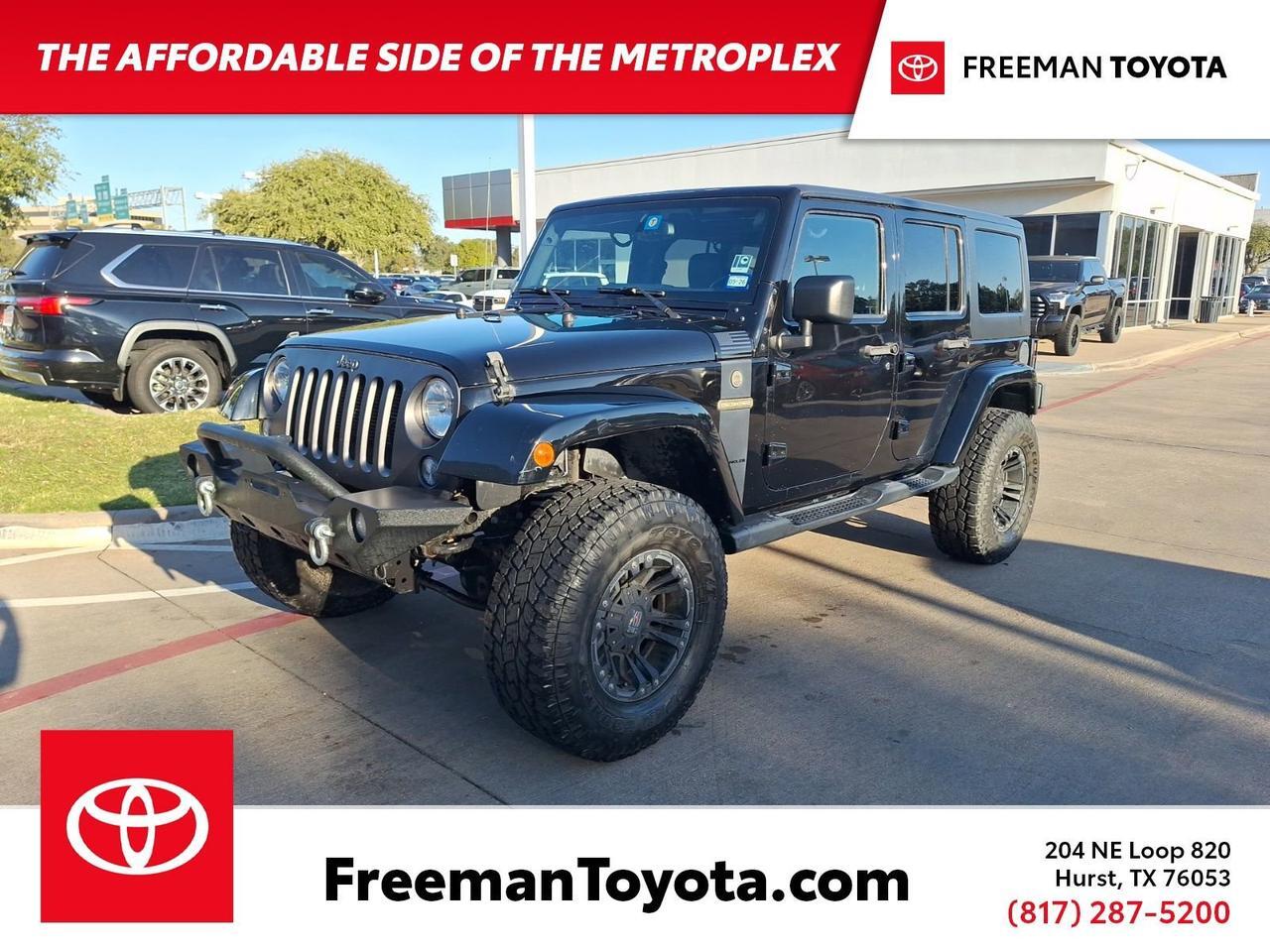 2016 Jeep Wrangler Unlimited Freedom Hurst TX