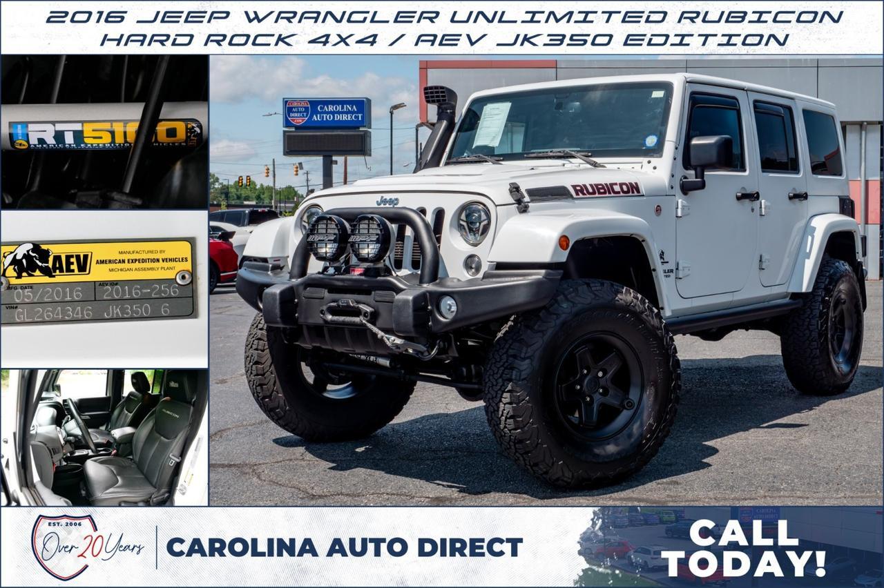 2016 Jeep Wrangler Unlimited Rubicon Hard Rock 4X4 / AEV JK350 Edition!