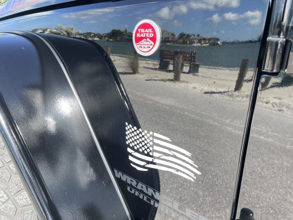 2016 Jeep Wrangler Unlimited Rubicon~LOW MILES~WINCH~LED LIGHTS ALL OVER~4X4~ALLOY SHIFT KNOB~BLUETOOTH~CRUISE CONTROL~FULL SIZE SPARE TIRE~HEATED SEATS~PREMIUM SOUND SYSTEM~REMOTE ENGINE START~REMOVABLE ROOF~TOW HOOKS Sarasota FL