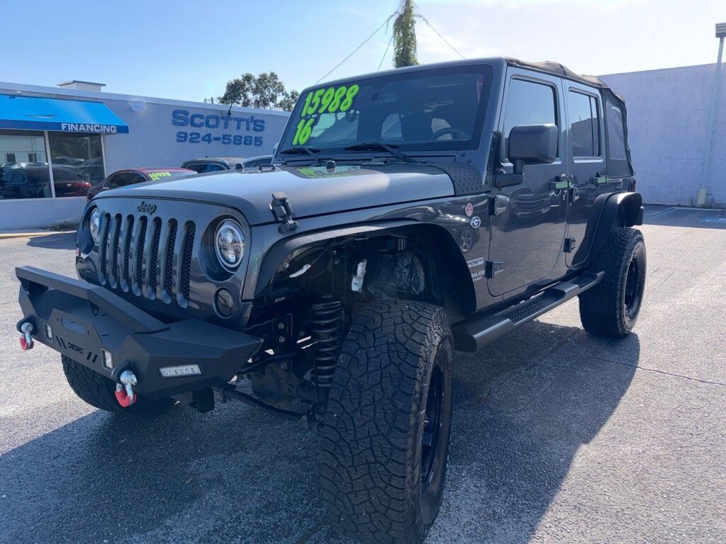 2016 Jeep Wrangler Unlimited SPORT~4X4~CLEAN CARFAX~ONLINE FINANCE AND SHIPPING AVAILABLE!!!!!