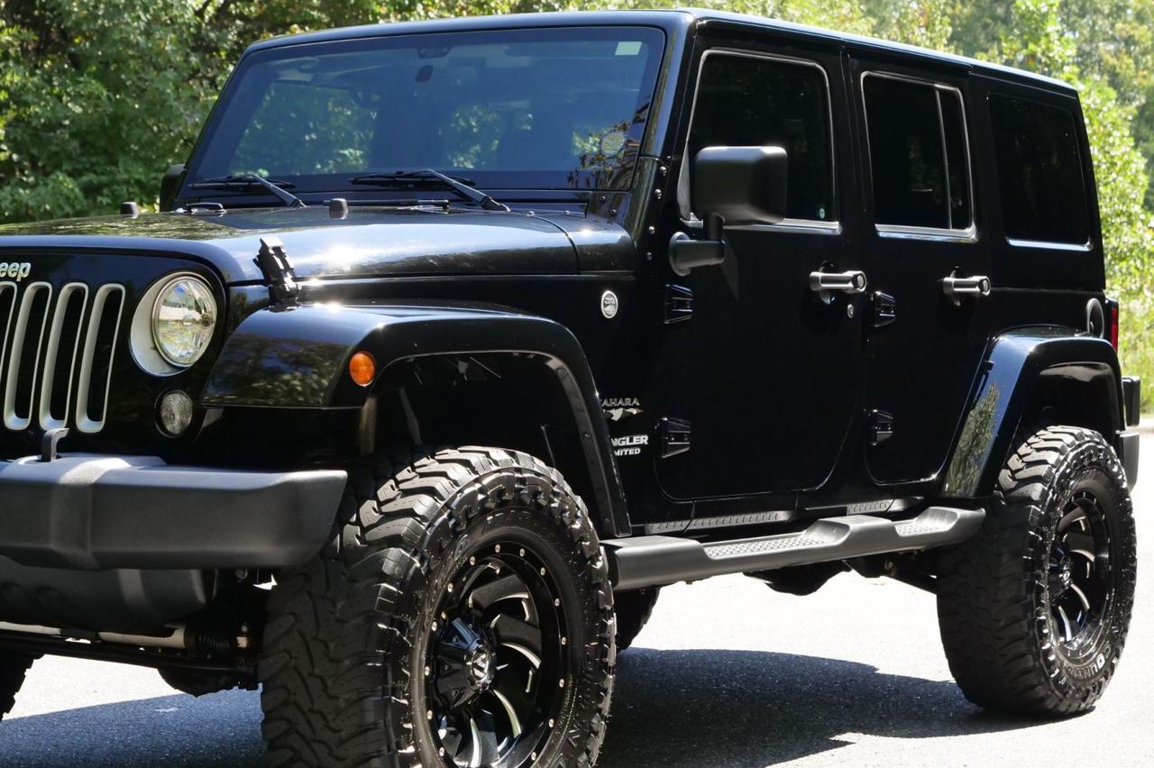 2016 Jeep Wrangler Unlimited Sahara 4X4 / Wheels & Tires / Heated Leather Seats! Lincolnton NC