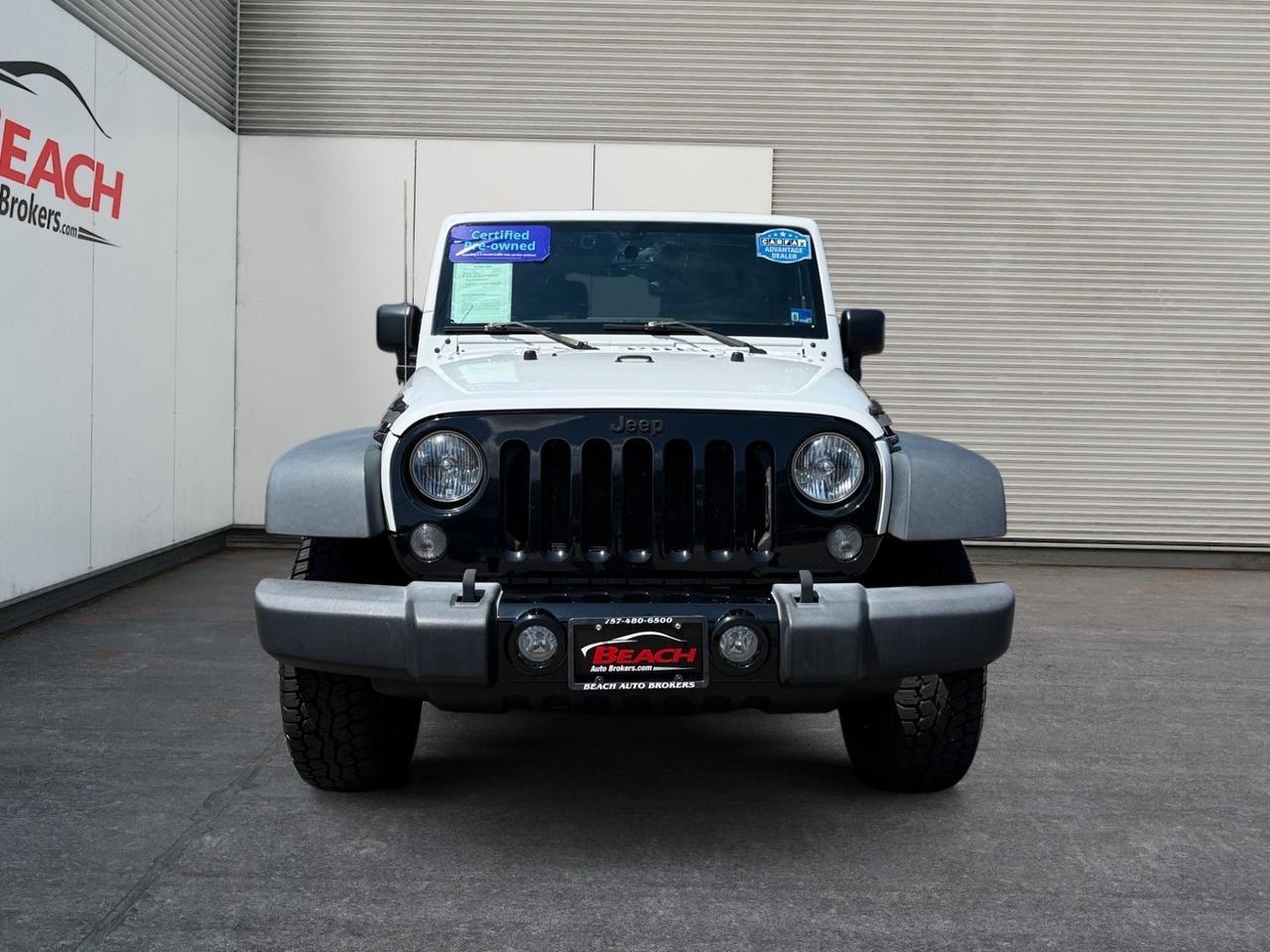 2016 Jeep Wrangler Willys Wheeler, BLUETOOTH, POWER/HEATED MIRRORS, TOW HOOKS, SPARE TIRE, FENDER FLARES, BLACK WHEELS, CLEAN CARFAX, LOW MILES! Norfolk VA