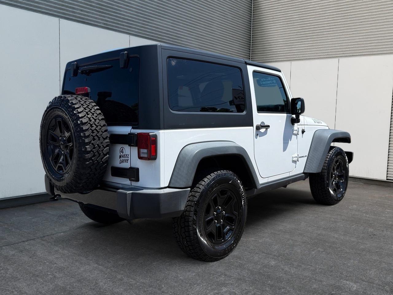 2016 Jeep Wrangler Willys Wheeler, BLUETOOTH, POWER/HEATED MIRRORS, TOW HOOKS, SPARE TIRE, FENDER FLARES, BLACK WHEELS, CLEAN CARFAX, LOW MILES! Norfolk VA