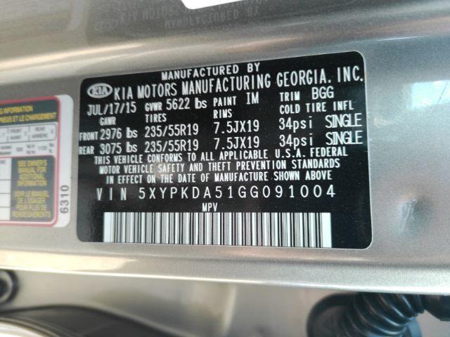 2016 Kia Sorento 3.3L SX Plano TX
