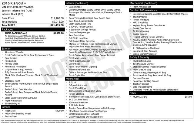 2016 Kia Soul Plus Raleigh NC