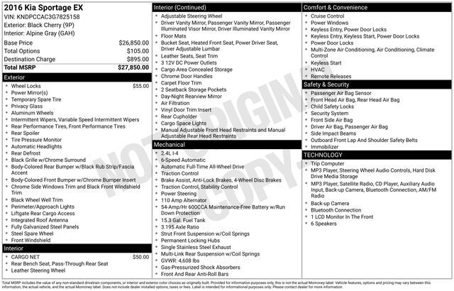 2016 Kia Sportage EX Raleigh NC