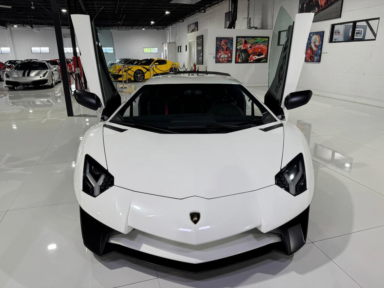 2016 Lamborghini Aventador LP 750-4 Superveloce Bianco Opalis paint, Sensonum audio, carbon galore AND MUCH MORE!! Fort Lauderdale FL