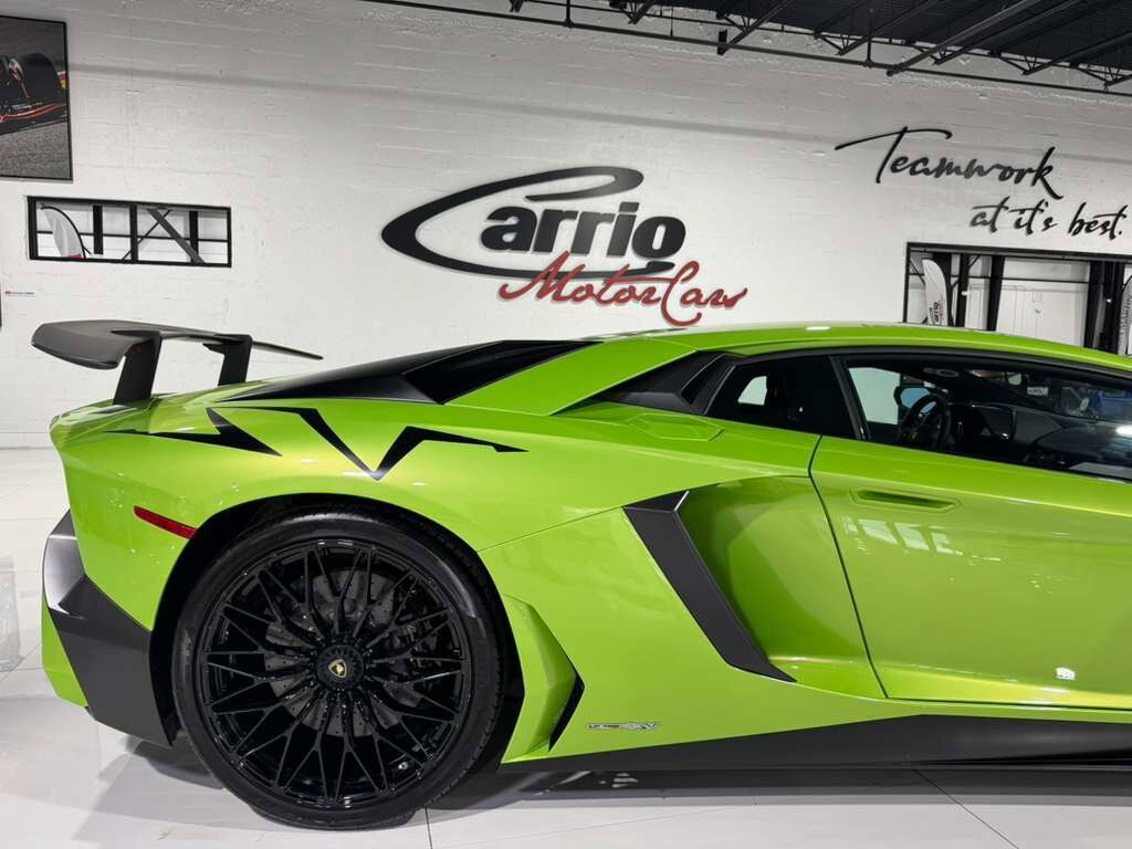 2016 Lamborghini Aventador LP 750-4 Superveloce Verde Ithaca paint, Ad Personam interior, carbon galore AND MORE!!! Fort Lauderdale FL
