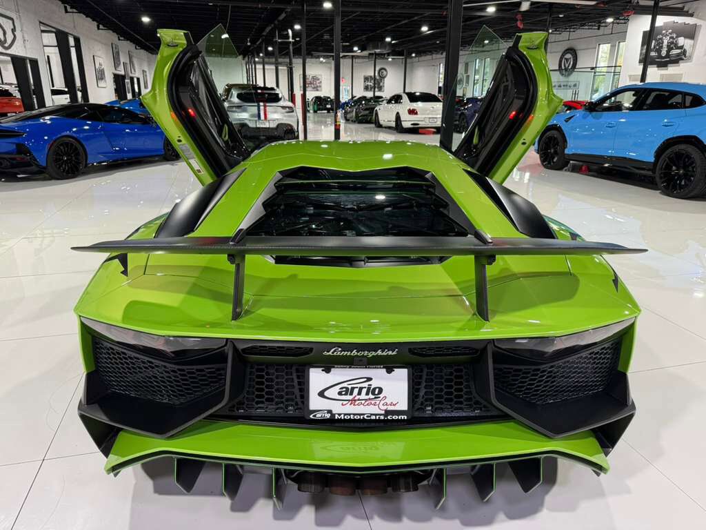 2016 Lamborghini Aventador LP 750-4 Superveloce Verde Ithaca paint, Ad Personam interior, carbon galore AND MORE!!! Fort Lauderdale FL