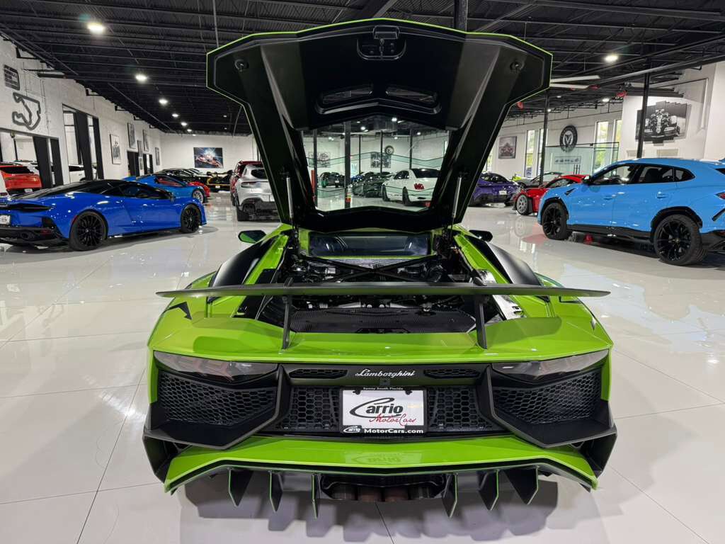 2016 Lamborghini Aventador LP 750-4 Superveloce Verde Ithaca paint, Ad Personam interior, carbon galore AND MORE!!! Fort Lauderdale FL