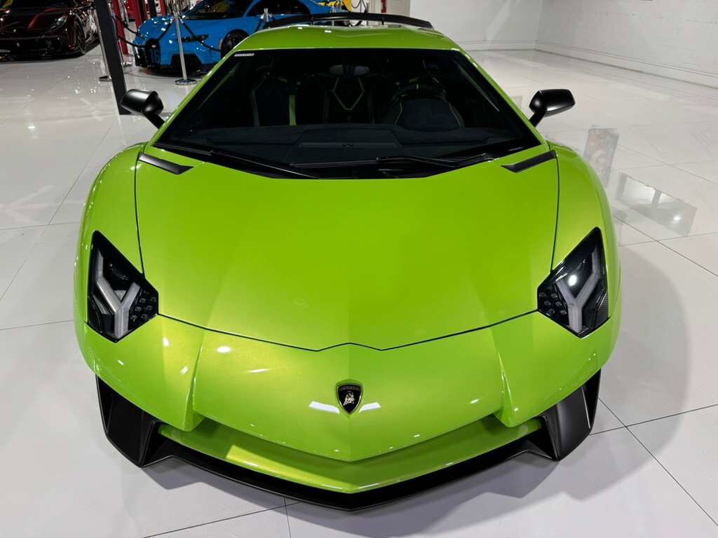 2016 Lamborghini Aventador LP 750-4 Superveloce Verde Ithaca paint, Ad Personam interior, carbon galore AND MORE!!! Fort Lauderdale FL