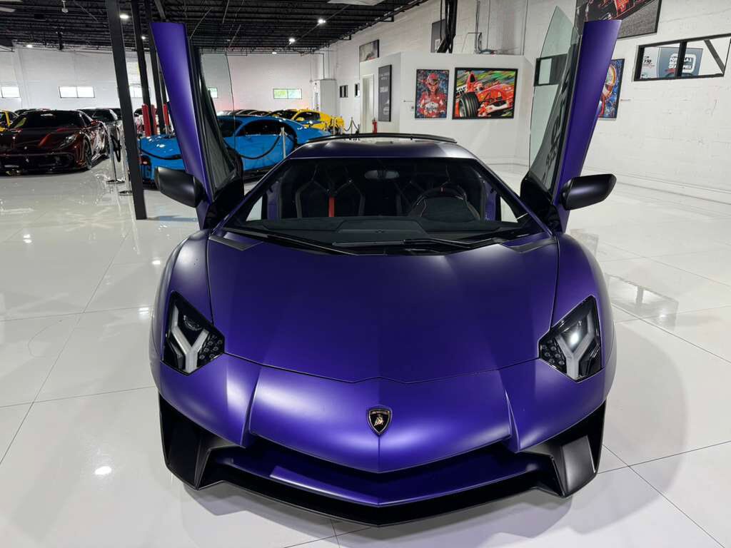 2016 Lamborghini Aventador LP 750-4 Superveloce Viola Mel paint,exposed carbon &quot;SV&quot;,Ad Personam interior,carbon galore & MORE!! Fort Lauderdale FL