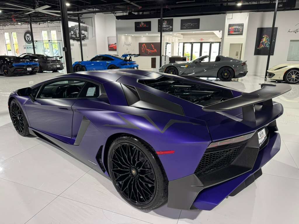 2016 Lamborghini Aventador LP 750-4 Superveloce Viola Mel paint,exposed carbon &quot;SV&quot;,Ad Personam interior,carbon galore & MORE!! Fort Lauderdale FL